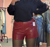 Night Vision Leather Shorts