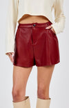 Night Vision Leather Shorts